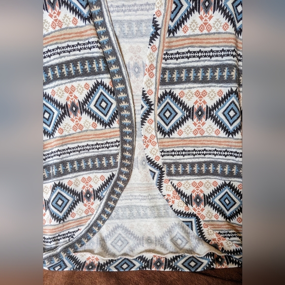 Twenty Second Aztec Short Sleeve Drop Shoulder Cardigan - Picture 7 of 16